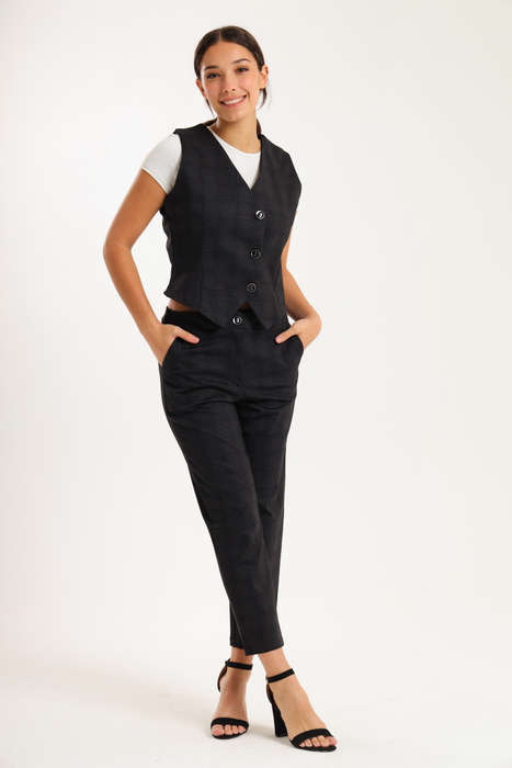 Ladies Ponti Pants or Button Down Sleeveless Waistcoat Blazer