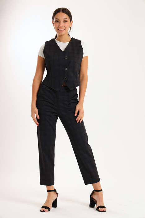 Ladies Ponti Pants or Button Down Sleeveless Waistcoat Blazer