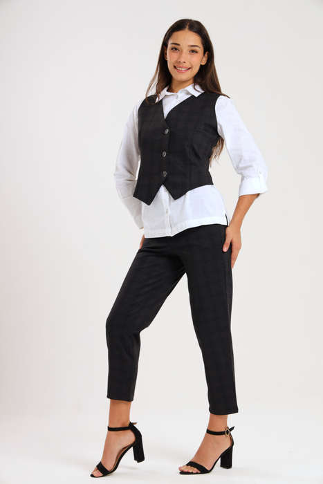 Ladies Ponti Pants or Button Down Sleeveless Waistcoat Blazer