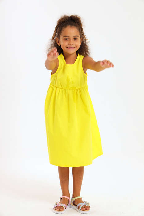 Girls Sleeveless Summer Dress 2 to 7 Years