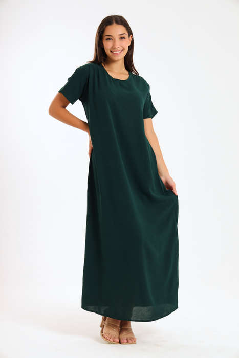 Jasmin Classic Maxi Short Sleeve Dress