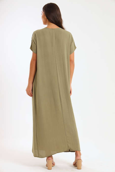 Jasmin Classic Maxi Short Sleeve Dress
