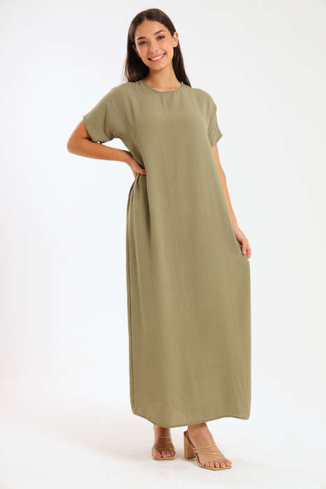 Jasmin Classic Maxi Short Sleeve Dress