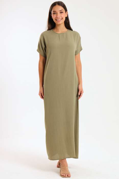 Jasmin Classic Maxi Short Sleeve Dress