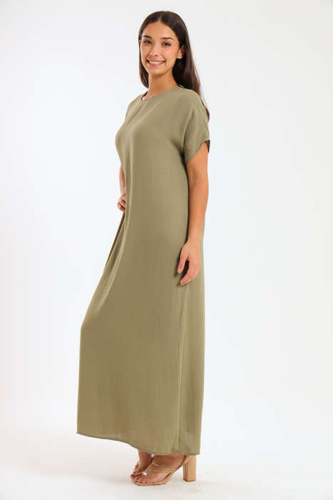 Jasmin Classic Maxi Short Sleeve Dress