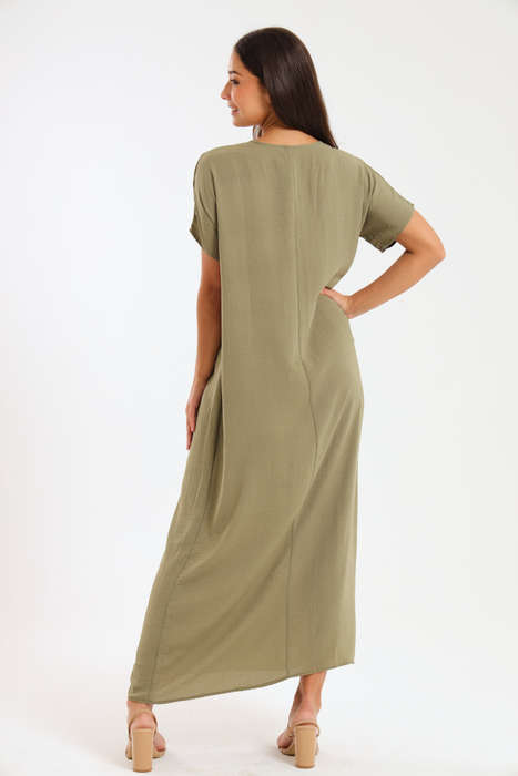 Jasmin Classic Maxi Short Sleeve Dress