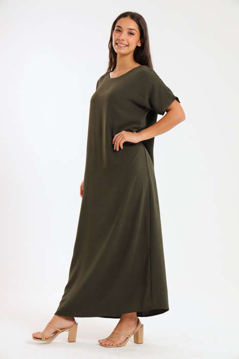 Jasmin Classic Maxi Short Sleeve Dress