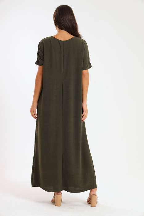 Jasmin Classic Maxi Short Sleeve Dress