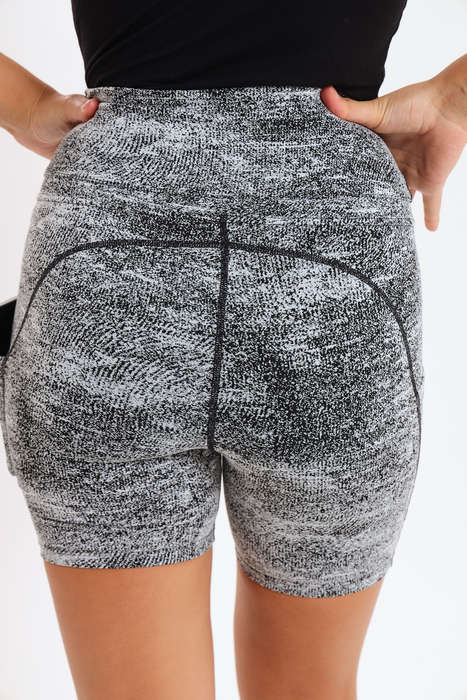 Ladies High Impact Biker Padel Shorts With Pockets