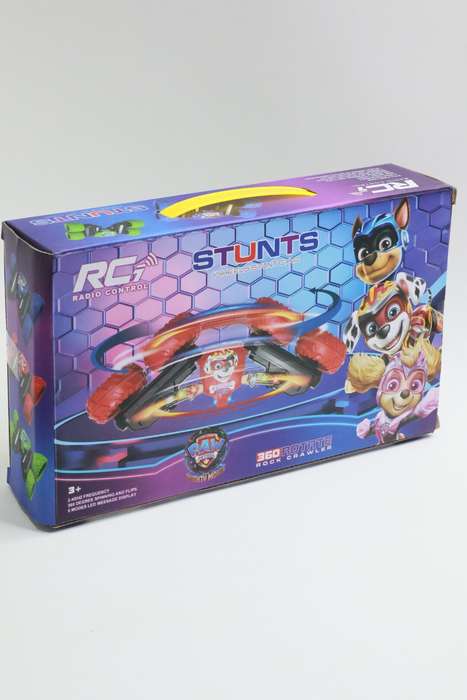 Paw Patrol Remote Control Stunt Car Truck Double Sided 360 Degree Flip LED Lights