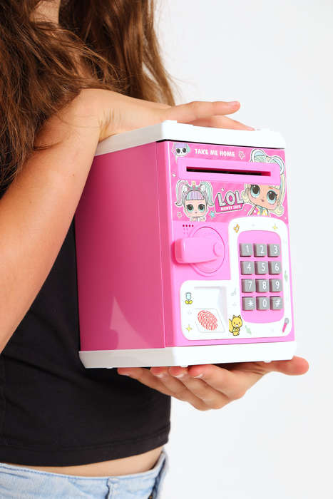 Secret Number Fingerprint Electronic Safe Bank For Kids