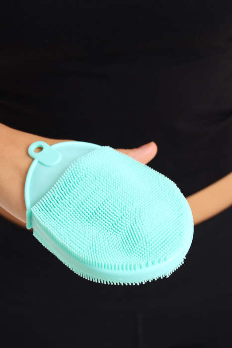 Senza® 3 Pack Silicone Shower Glove - Face Scrub Loofah