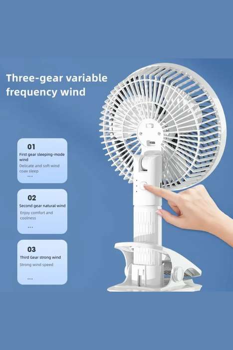 Handheld Multi-Angle Mini Desk Clip-on Fan