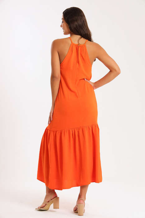 Kaitlyn Ladies Strappy Summer Maxi Office Dress