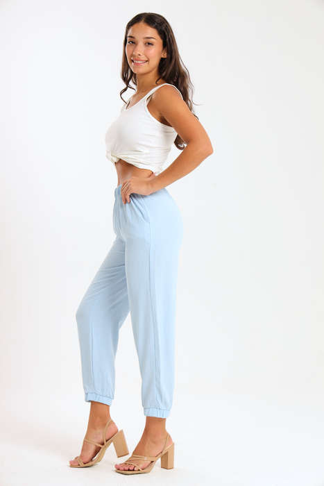 Ladies Lightweight Casual Cargo Airflow Jogger Pants