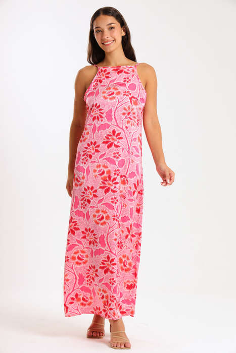 Ladies Vera Strappy Summer Maxi Dress
