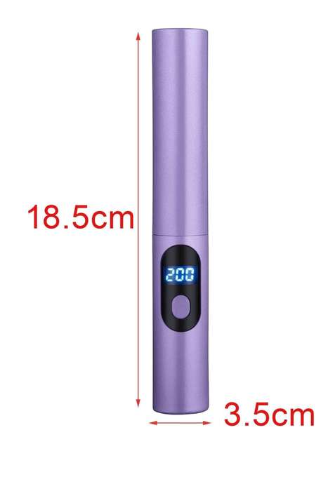 Senza® 2 In 1 Lazy Wireless Hot Comb Portable Mini USB Rechargeable Travel Hair Straightener