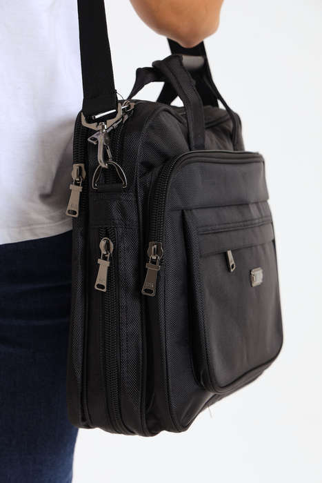 Senza® Black Laptop Bag Waterproof Heavy-Duty