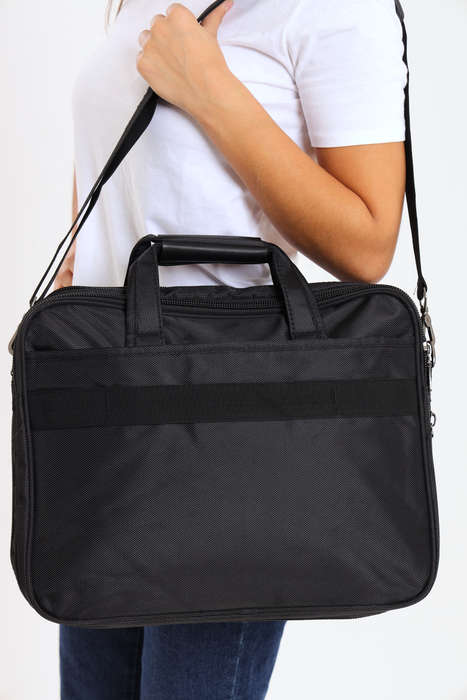 Senza® Black Laptop Bag Waterproof Heavy-Duty
