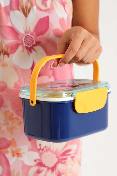 Senza® Dual Layer Lunch Box Set With Spoon &amp; Sauce Container 1600ml