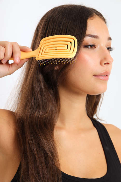 Senza® Eco Friendly Sq Shape Detangler Wet &amp; Dry Brush