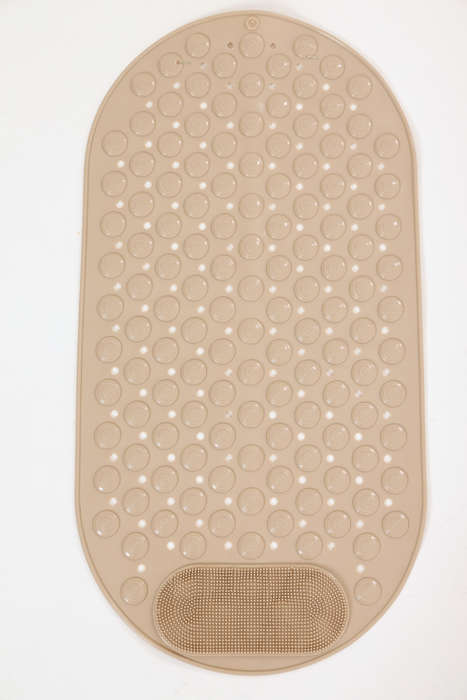 Senza® Non-Slip Cleaning Massage PVC Shower Mat With Suction Pad Oval