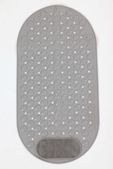 Senza® Non-Slip Cleaning Massage PVC Shower Mat With Suction Pad Oval