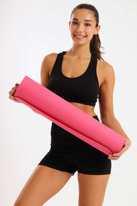 Senza® Non-Slip Yoga Mat Gym Fitness Mat 1730mm X 610mm x 4mm