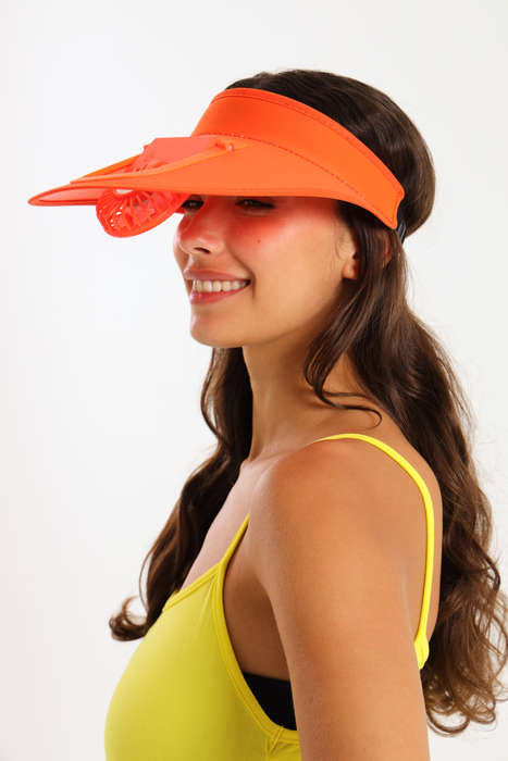 Senza® Rechargeable Sun Visor Hats with Fan For Women - Men - Kids