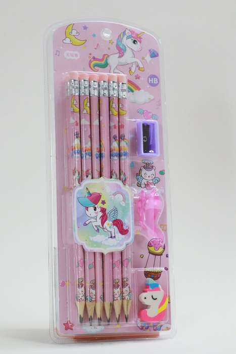 Spaceman School 12 Piece Pencil Set Boys and Girls