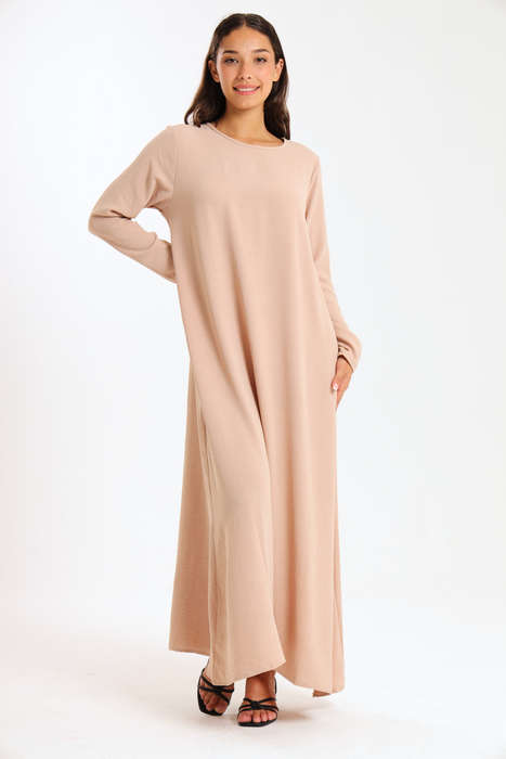 Zaria Airflow Classic Maxi Long Sleeve Abaya Cloak Dress