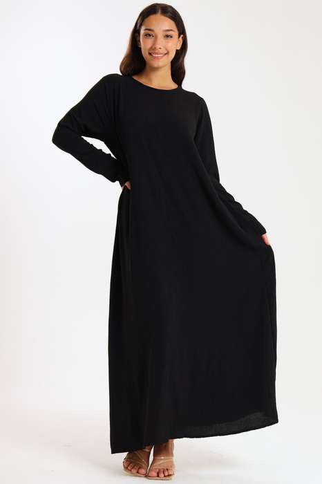 Zaria Airflow Classic Maxi Long Sleeve Abaya Cloak Dress