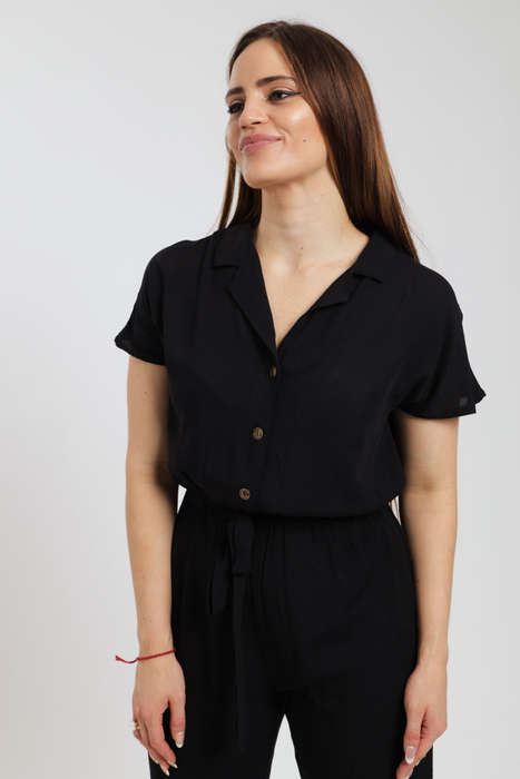 Frankie Summer Viscose Short Sleeve Jumpsuit