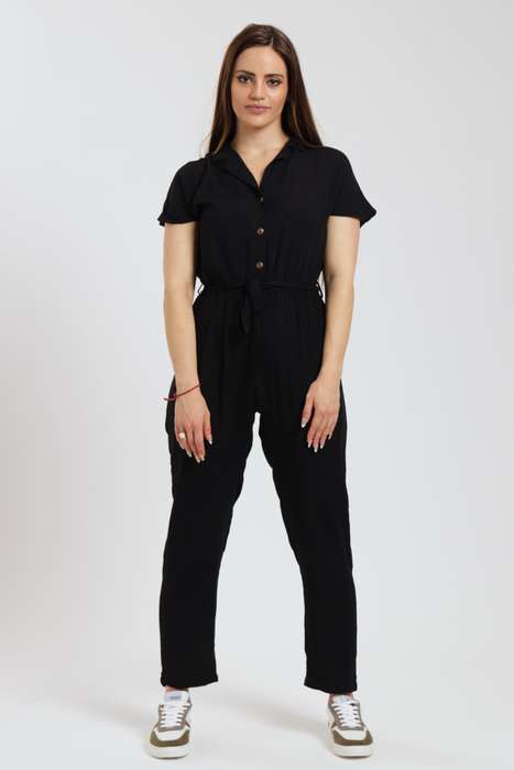 Frankie Summer Viscose Short Sleeve Jumpsuit