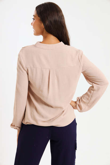 Ladies Airflow Long Sleeve Casual Blouse