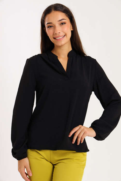 Ladies Airflow Long Sleeve Casual Blouse