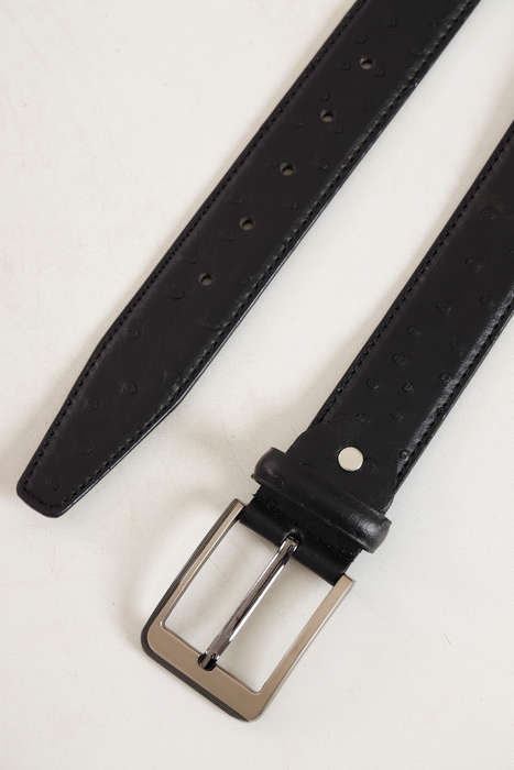 Ostrich PU Leather Belt 30mm