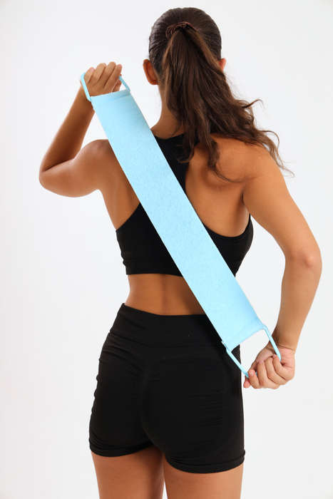 Senza® Double-Sided Exfoliating Loofah Back Scrubber For Deep Cleansing &amp; Smooth Skin