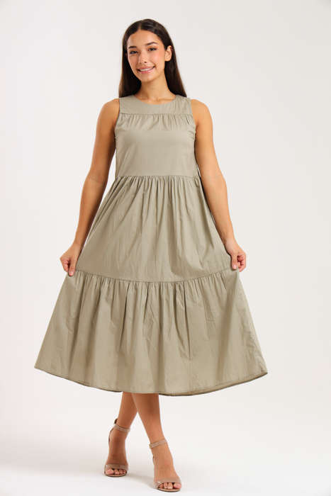 Tamia Sleeveless Tierd Summer Dress