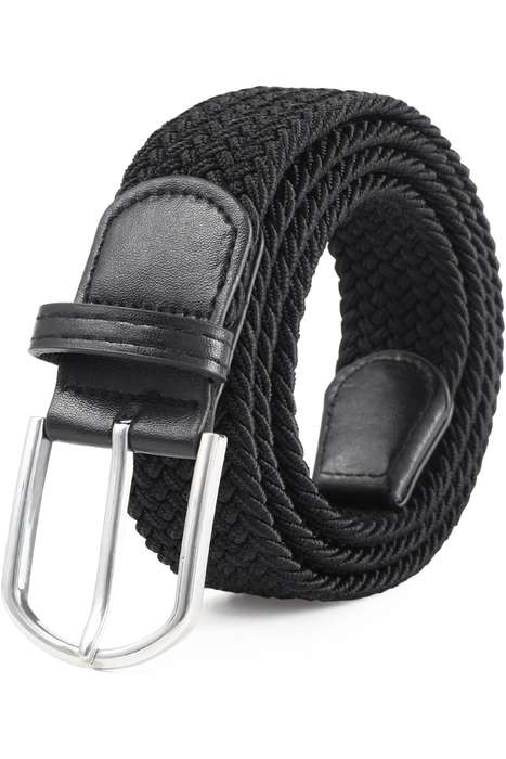 Unisex Braided Stretch Elastic Belt