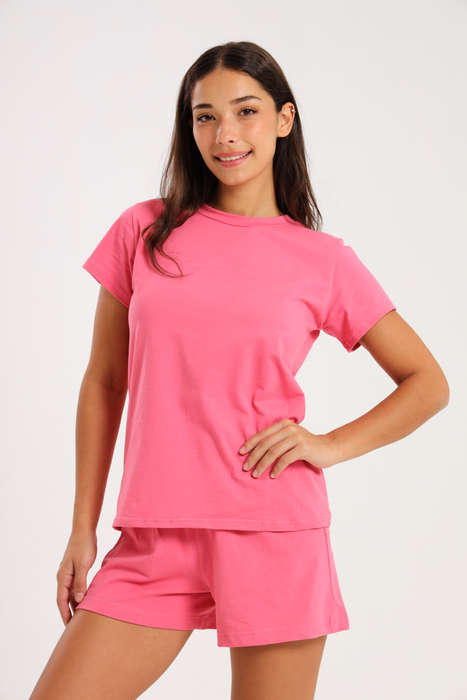 Ladies Shorty Pyjama 2 Piece Set