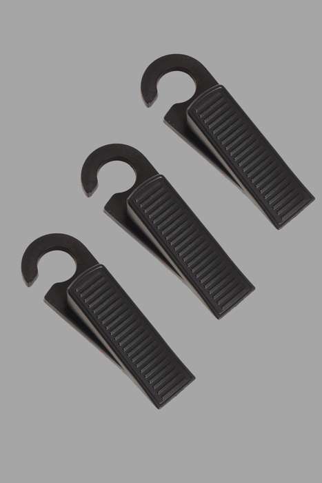 Senza® 3 Pack Door Stopper With Hook