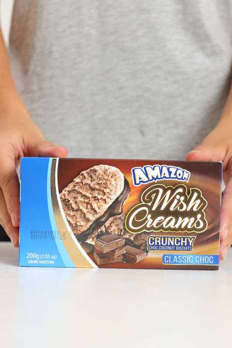 Amazon Wish Creams Crunchy Choc Coconut Biscuits 200g