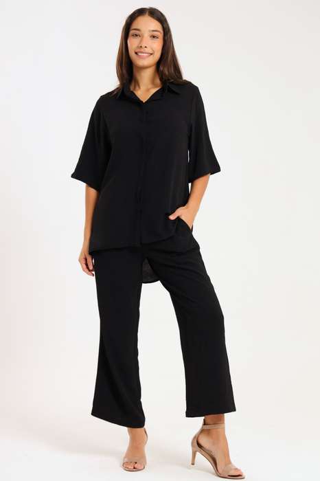 Estella Modest 2 Piece Button Down Slack Suit
