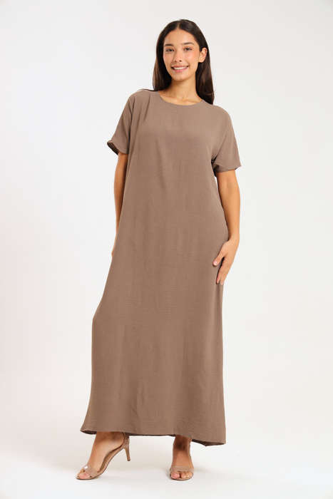 Jasmin Classic Maxi Short Sleeve Dress