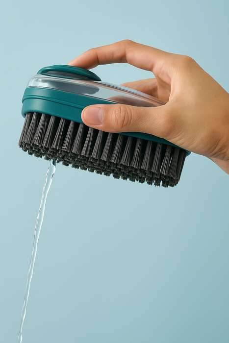 Multipurpose Liquid Dispensing Laundry Scrub Brush