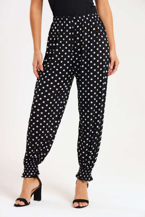 Senza® Casual Harem Wide Leg Everyday Printed Pants