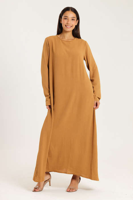 Zaria Airflow Classic Maxi Long Sleeve Abaya Cloak Dress
