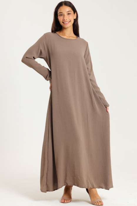 Zaria Airflow Classic Maxi Long Sleeve Abaya Cloak Dress