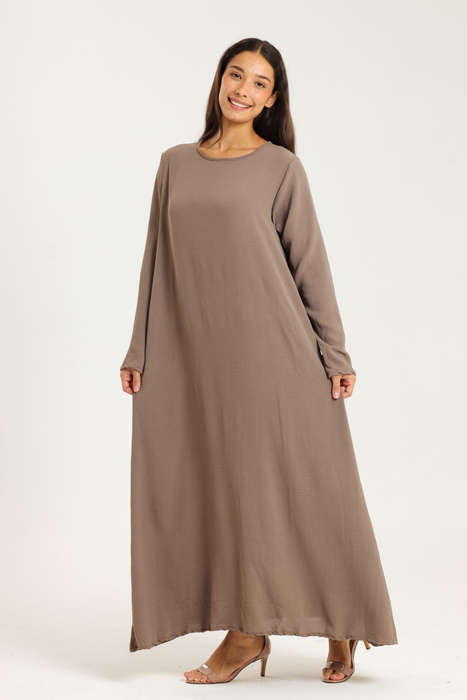 Zaria Airflow Classic Maxi Long Sleeve Abaya Cloak Dress